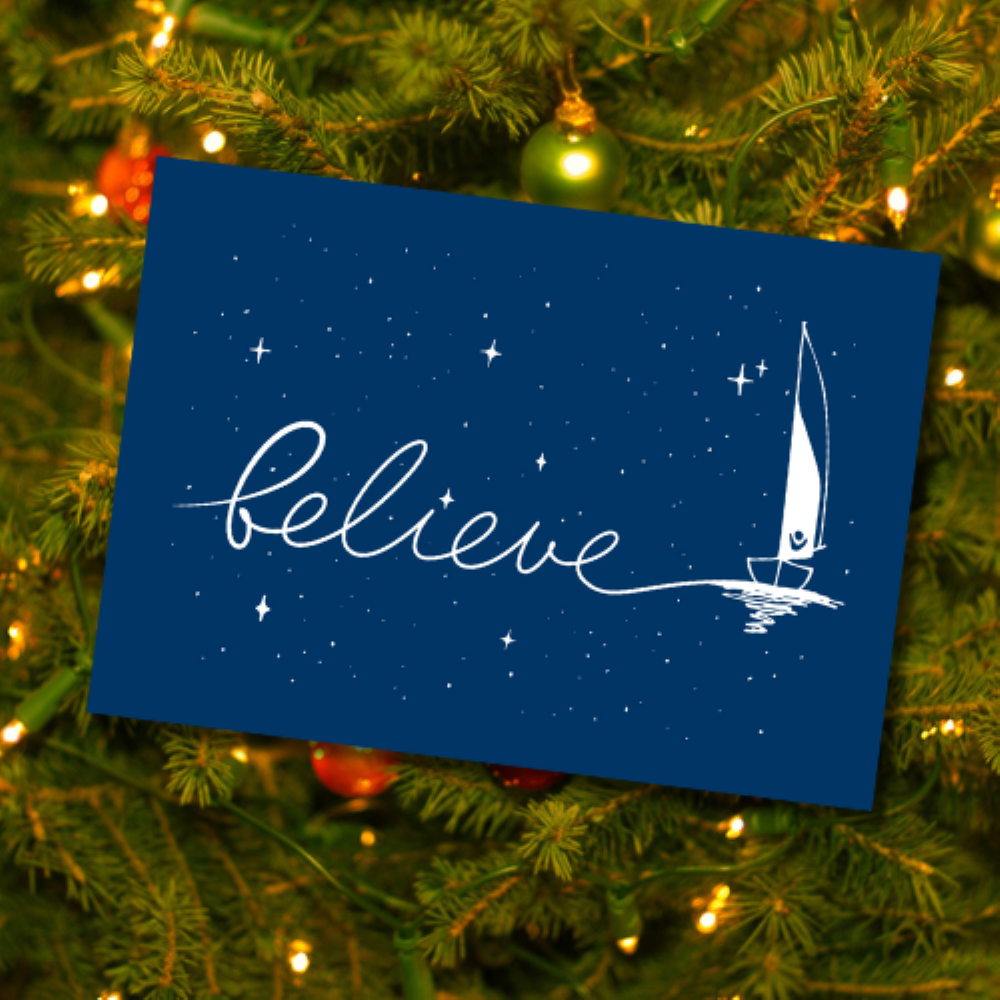 Christmas Cards - Believe (pack of 5)