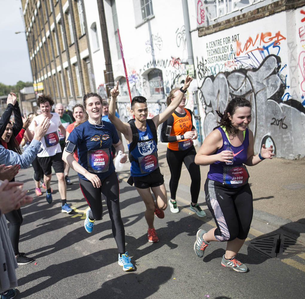 Runners take on the Hackney Half 